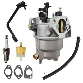 labwork 16100 - Z191110 Carburetor Spark Plug Fuel Filter Carb Kit Fit for Generac GP6500 GP7500E GP5500 8125W Generator