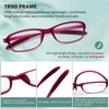 DOOViC 4 Pack Computer Reading Glasses Blue Light Blocking Anti