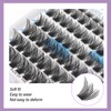 84 Clusters Individual Eyelash Extensions 8/10/12/14/16mm D Curl Fluffy Eyelash
