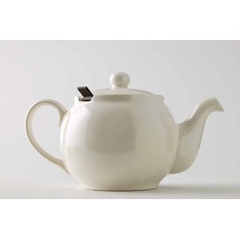 London Teapot Company-Chatsford 4-Cup Teapot with One Brown Filter, Cream
