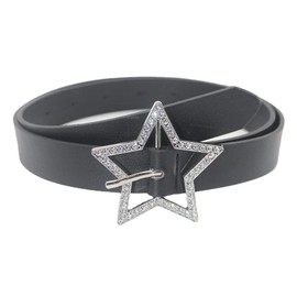 XPONNI Y2k Aesthetic Belts for Women Y2k Accessories for Women Y2k Clothes Women Belts Y2k Belt (Black02,one size)