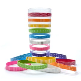 BevBands Drink Markers - Set of 16 in Reusable Tin - Series 1