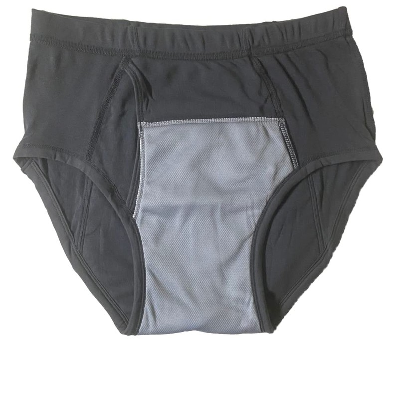 Men's Washable Incontinence Shorts Open Underwear Adults Patient Reusable Breathable