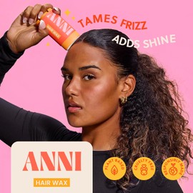 Frizz-Taming Hair Wax with Natural Ingredients | Rosemary, Jojoba, Avocado, Grapeseed & Beeswax | 2.25 oz