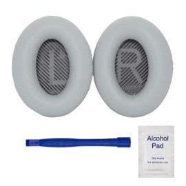 Upgraded Replacement Ear Pads for Bose QC35 & QC35 II – Premium Protein Leather, Noise-Isolating Memory Foam, OEM Fit (Compatible with QC25, QC15, QC2, AE2, AE2i, AE2w/SoundTrue)​ (QC 35-Gary)