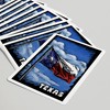 Lantern Press Texas Flag, Scratchboard (52 Playing Cards, Poker Size