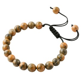 Amazing Gemstone Maifanite Bracelet for Women Men's Gifts - Protection Healing Crystal Bracelet - 8mm Gemstones Beaded Adjustable Bracelet Pulseras Para Hombres Mujer Stocking Stuffers