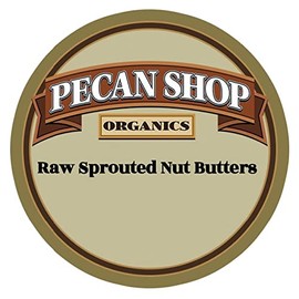 Pecan Shop Almond Butter-Organic or Raw Sprouted with Pecans, Lightly Redmond Sea-Salted Family Recipe Crunchy 14 ounce