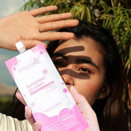 Brilliant Skin Sunscreen Gel-Cream Refill Sachets, 50g, Pack of 2