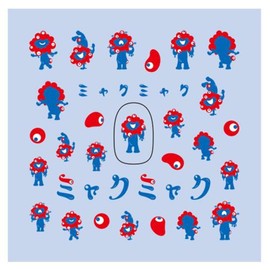 Tsumekira BA-MYA-101 2025 Osaka Kansai Banhibo Myaku Nail Sticker 1