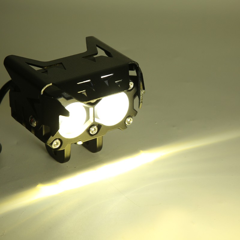2pcs LED Spotlights 120W 4500LM Yellow White Spot Lamp IP67