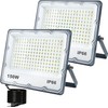 150W LED Flood Lights Plug in, Outdoor Security Lighting Fixtures