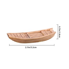 MHYGKTXRA 20pcs Miniature Boats: Mini Fishing Boat, Fishing Boat Model, Marine Beach Miniature Landscape Decoration Mini Garden Accessories