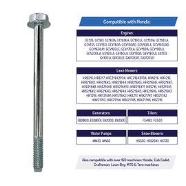 Muffler Exhaust Flange Bolt Replacement for Honda Lawn Equipment & Engines - 90004-ZL8-000 - GC135, GC160, GC190