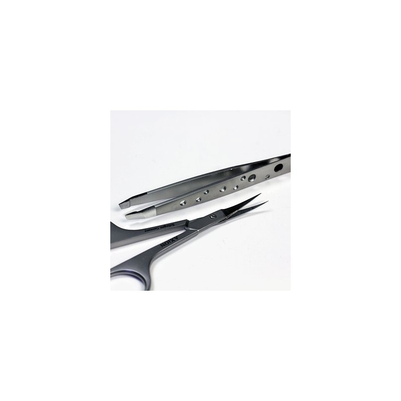 Germany, Solingen Axion akusionkonkorudo Notebook Brow Scissors + Precision Tweezing