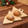 2 PCS Christmas Tree Cutting Board,14x11 In Large Wood Tree