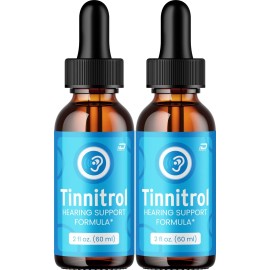 Tinnirol (2 Pack) Tinnitrol Healthy Ear Support Supplement – Tinnitrol Liquid Drops