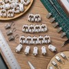 Amyhill 100 Pcs Curtain Track Roller Hooks Rail Ceiling Gliders