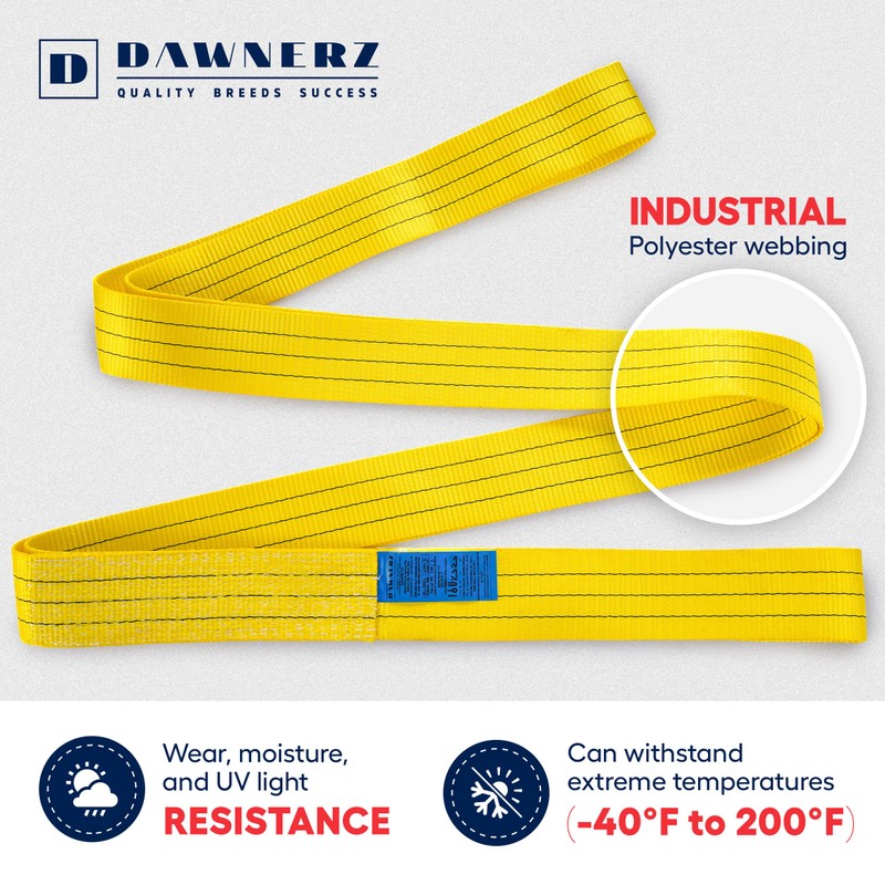 Dawnerz Endless Web Sling 6600 Lbs Vertical Wll 14ft -