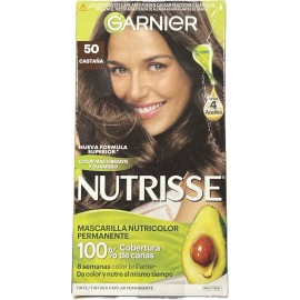 Garnier Hair Dye Nutrisse shade 50, Light Brown (CASTANA) Hair Color Dye