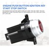 LEETUTA Engine Push Button Ignition Key Start Stop Switch 35881-T0A-G02