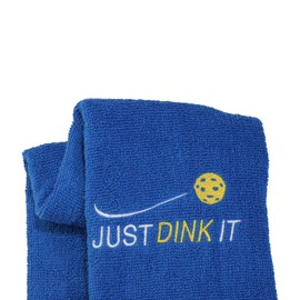 LEVLO Funny Pickleball Lovers Gifts Just Dink it Towels for The Pickleball Player