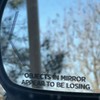 2pcs Objects in Mirror Appear to BE Losing Decals Car