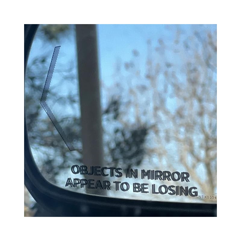 2pcs Objects in Mirror Appear to BE Losing Decals Car