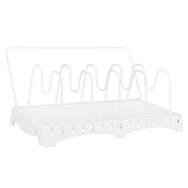 Multifunction Standing Cutting Board Storage Rack Pan Pot Lid Stand Organizer for Home Use