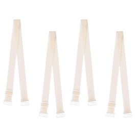 uxcell Clear Invisible Adjustable Replacement Bra Shoulder Straps for Women Skin Color-1 10 mm Width