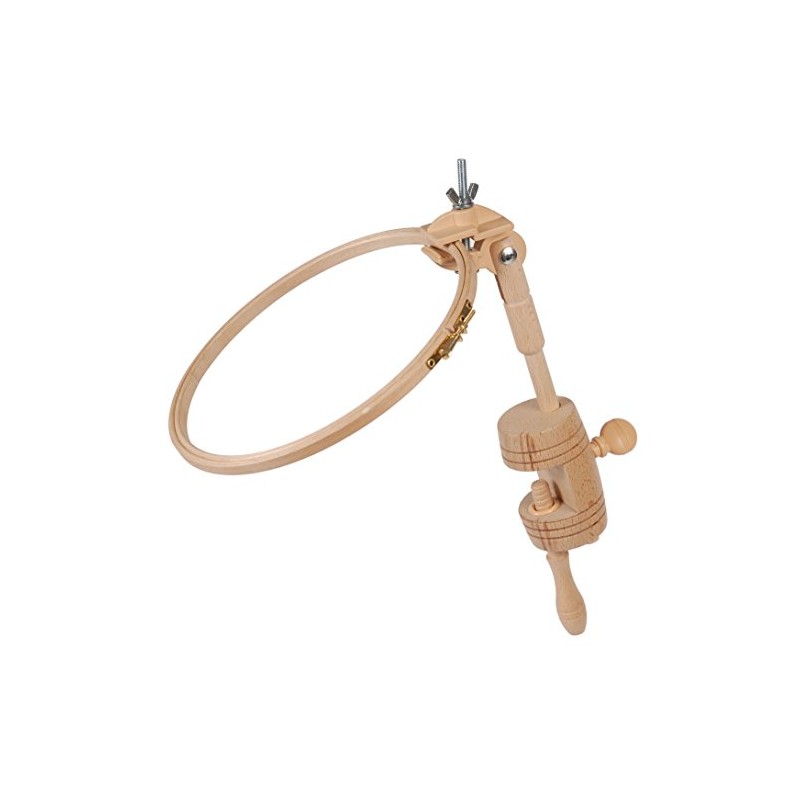 Elbesee Versatile Table clamp Frame, Wood, Brown, 36 x 13