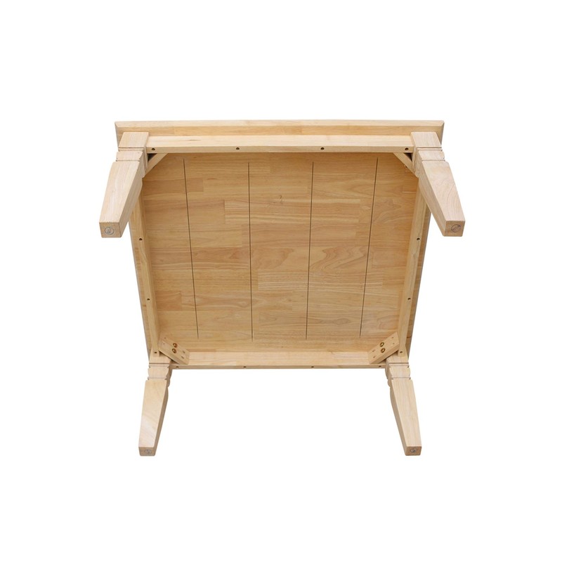 International Concepts Java Square Coffee Table Unfinished