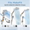 MakeFit Shower Head Filter Replacement Cartridge for SSJ781/DSSJ781/ DSSJ781-01 MakeFit