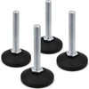 Design61 4 x Adjustment Screw Diameter 38 mm with Galvanised