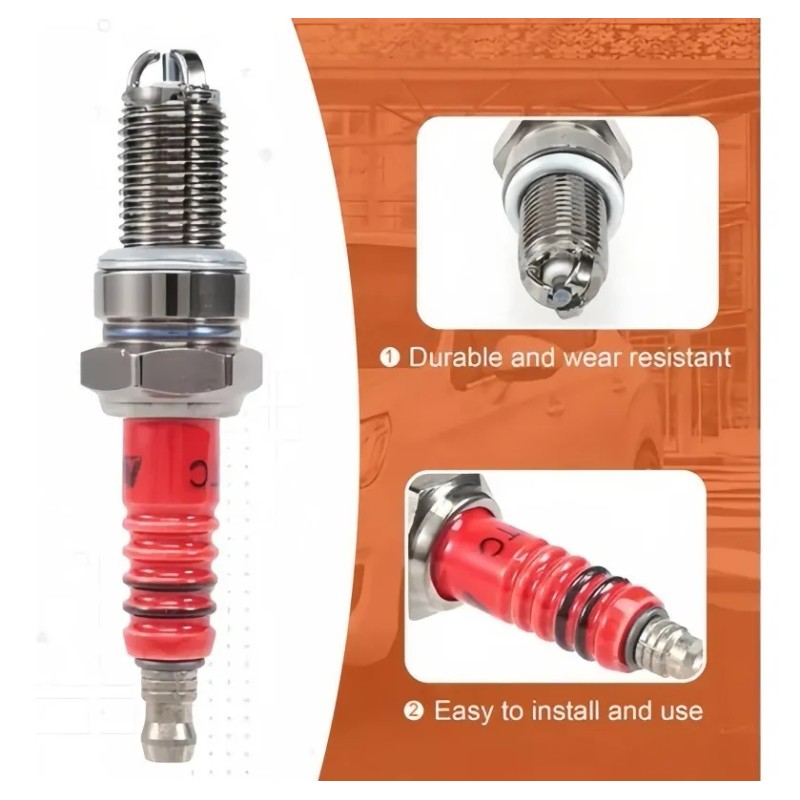 Bujia D8 Iridio Cargo125 Honda Italika Iridium Econom Vento