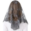 Spanish Mantilla Grey Chaple Veil Christian Prayer Veil Catholic Church