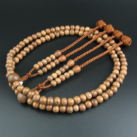 Myorenka Prayer Beads for Men, Shingon Buddhism, Shakuni, Iron Sword Wood, Tagaya, Odamaki Bontenbo, 108 Balls, Mt. Koya, Hondoku Buddhist Buddhist Public Buddhist Public Buddhist Public Buddhist