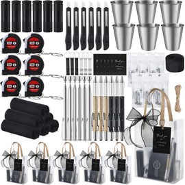 Retisee 6 Set Men Prizes for Baby Shower Party with Beer Shots Bottle Opener Pens Tape Measure Towels Magnetic Pickup Device Flashlights Nail Clipper Set Utility Knives Gift for Bachelor(Classic)