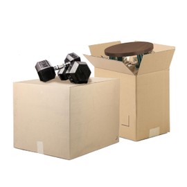 The Boxery 12 x 10 x 10 Inches Heavy Duty Grade ECT44, Brown/Kraft Corrugated Cardboard Shipping Boxes 25-Pack |Mailing, Packing, Moving & Storage for Business/Home-Recyclable - Made in the USA