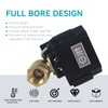 BACOENG Motorized Ball Valve, 2 Wire Auto Return 1/2" Brass