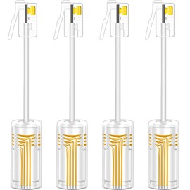 NECABLES 4Pack Phone Cord Detangler for Landline Telephone Handset Cord Detangler for Desk Phone RJ9 4P4C Male to Female White