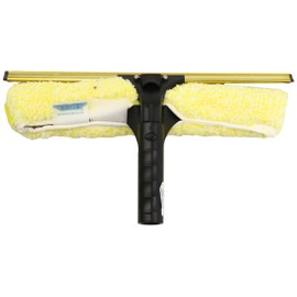 Ettore Professional Brass Backflip Window Cleaning Combo Tool, 14-Inch