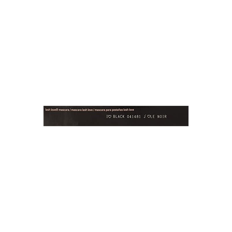 Mascara para Pestañas Lash Love Negro
