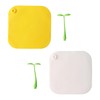 2 Pack Silicone Bathtub Drain Stopper, Square Flat Drain Cover