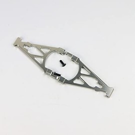 TITRACING Silver Aluminum Alloy Rear Shock Tower Support Fit Rovan Rofun KM HPI Baja 5B SS 5T 5SC buggy truck