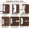 Automatic Door Closer, Adjustable Garden Door Closer, Door Closer with