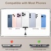 YFWE Phone Tether Tab, 360° Rotatable Ultra-thin 0.2mm, Universal Stainless