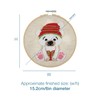 Trimits Embroidery Punch Needle Hoop Kits, 15.2cm 6”, Bear