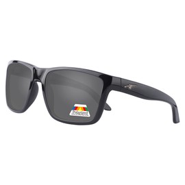 Bwake Replacement Lenses for Arnette Witch Doctor AN4177 Sunglasses - Dark Black POLARIZED