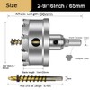 ASNOMY Tungsten Carbide Tip Hole Saw Drill Bit for Carbide